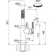 Franke FG 4760.504 MARIS STRIPES Kuchynská batéria, matná čierna/zlatá 115.0747.676