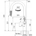 Franke FG 4767.504 MARIS STRIPES Kuchynská batéria, matná čierna/zlatá 115.0747.673