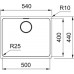 Franke Mythos MYX 110-50 Drez, 540x440 mm, nerez 122.0637.420
