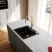 Franke Mythos MYK 610-52 Onyx 590x510,bez sifónu,e.click 124.0747.109