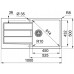 BAZÁR Franke Sirius 2.0 S2D 611-100, 1000x500 mm, tectonitový drez 143.0613.661 POŠKODENÉ!