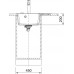 Franke Centro CNG 611-62 TL/2, 620x500 mm, fragranitový drez, Pieskový melír 114.0637.497
