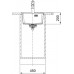 Franke Maris MRG 610-37 RTL, 410x510 mm, Fragranitový drez, Matná čierna 114.0661.370