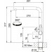 Franke FS 2842.901 MARIS SLIM Kuchynská batéria, Matná čierna 115.0728.394
