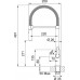 Franke FS 2845.901 MARIS SLIM SEMI PRO Kuchynská batéria, čierná 115.0728.396