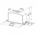 Franke Box Plus Glass FBI 537 XS/BK Odsávač pár, čierna/nerez 305.0528.070