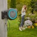 GARDENA PowerRoll XXL Nástenný box na hadicu – sada 40m ( 1x2,5Ah/18V) biely, 18647-20