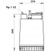 Grundfos UNILIFT AP12.40.08.A1 ponorné kalové čerpadlo s plavákom 96010980