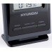 HYUNDAI WS 2494 Meteorologická stanica, čierno-strieborná farba