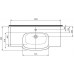 KOLO Varius umývadlo nábytkové 100 cm, pravouhlé, Reflex K31900900