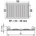 Kermi Therm X2 Profil-kompakt doskový radiátor 10 600 / 1000 FK0100610