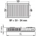 Kermi Therm X2 Profil-kompakt doskový radiátor 11 300 / 600 FK0110306