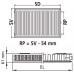 Kermi Therm X2 Profil-kompakt doskový radiátor 11 500 / 800 FK0110508