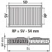 Kermi Therm X2 Profil-kompakt doskový radiátor 12 600 / 2000 FK0120620
