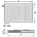 Kermi Therm X2 Profil-V doskový radiátor 12 500 / 2600 FTV120502601L1K