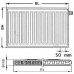 Kermi Therm X2 Profil-V doskový radiátor 12 400 / 1100 FTV120401101R1K