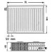 Kermi Therm X2 Profil-V doskový radiátor 33 400 / 500 FTV330400501L1K