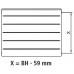 Kermi Therm X2 LINE-K kompaktný doskový radiátor 11 405 x 2605 PLK110402601N1K