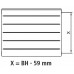 BAZÁR Kermi Therm X2 LINE-K kompaktný doskový radiátor 11 905 x 805 PLK110900801N1K OHNUTÉ