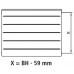 Kermi Therm X2 LINE-K kompaktný doskový radiátor 12 605 x 1605 PLK120601601N1K