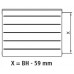 Kermi Therm X2 LINE-K kompaktný doskový radiátor 22 905 x 1405 PLK220901401N1K