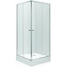 KOLO First štvorcový sprchovací kút 90 cm, vr. vaničky, SATIN ZKDK90214003Z1