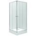 KOLO First štvorcový sprchovací kút 80 x 80 cm, posuvné dvere, číre sklo ZKDK80222003