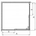 KOLO First štvorcový sprchovací kút 80 x 80 cm, posuvné dvere, číre sklo ZKDK80222003