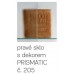 KOLO Geo-6 skladacie dvere 90 cm do niky, k bočnej stene Prismatic/strieborná GDRB90205003
