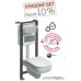 KOLO Traffic závesný set: inštalačný modul Technic GT a závesné WC Traffic,Reflex 99341900