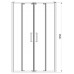 KOLO Ultra štvorcový sprchovací kút 80 x 80 cm, posuvné dvere, s fóliou, Reflex OKDK802220
