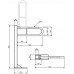 KOLO Funktion stojaci sklopné držadlo k WC, 55 cm, matné L1061404