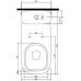 KOLO Style kombinované WC, 3 / 6l odpad univerzálny,Reflex L29000900