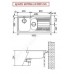 Franke Logica LLL 651/7, 1000x500 mm, nerezový drez, tkaná štruktúra 101.0120.186