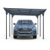 Riwall PRO RMCP 16 x 10 Anthracite – prístrešok pre auto (5 x 3 m) CH500-GT