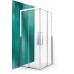 ROLTECHNIK Sprchové dvere posuvné ECS2L/800 brillant/transparent 560-800000L-00-02