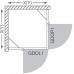 ROLTECHNIK Sprchové dvere jednokrídlové GDOL1/1000 brillant/transparent 132-100000L-00-02