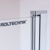 ROLTECHNIK Štvrťkruhový sprchovací kút LZR2/900 brillant/transparent 225-9000000-00-02