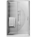 ROLTECHNIK Sprchové dvere posuvné PXD2N/1400 brillant/satinato 526-1400000-00-15
