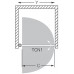 ROLTECHNIK Sprchové dvere jednokrídlové TCN1/900 striebro/intimglass 728-9000000-01-20