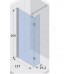 SCANDIC Sprchová zástena S 402 137x29,2x200cm