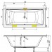 TEIKO Vaňa Titan obdĺžniková 170 x 80 cm, akrylátová, biela V113170N04T06001