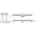 ACO ShowerDrain SE sprchovací žľab 1200 mm 9010.76.79