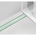 ALCAPLAST GLASS - Rošt pre líniový podlahový žľab 650mm (sklo zelené) GL1202-650