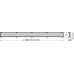 ALCAPLAST INSERT Rošt pre vloženie dlažby 950mm INSERT-950