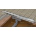 ALCAPLAST Professional podlahový žľab s okrajom pre plný rošt , zvislý odtok APZ1006-1150