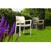 ALLIBERT SAMANNA Záhradná stolička, 53 x 58 x 83 cm, hnedá 17199558