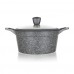 BANQUET GRANITE Kastról s nepriľnavým povrchom 28 cm, so sklenenou pokrievkou 40050828