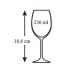 BANQUET CRYSTAL Leona poháre na biele víno, 230ml, 6ks, 02B4G006230