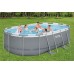 BESTWAY Power Steel Bazénový set 427 x 250 x 100 cm, kartušová filtrácia 56620